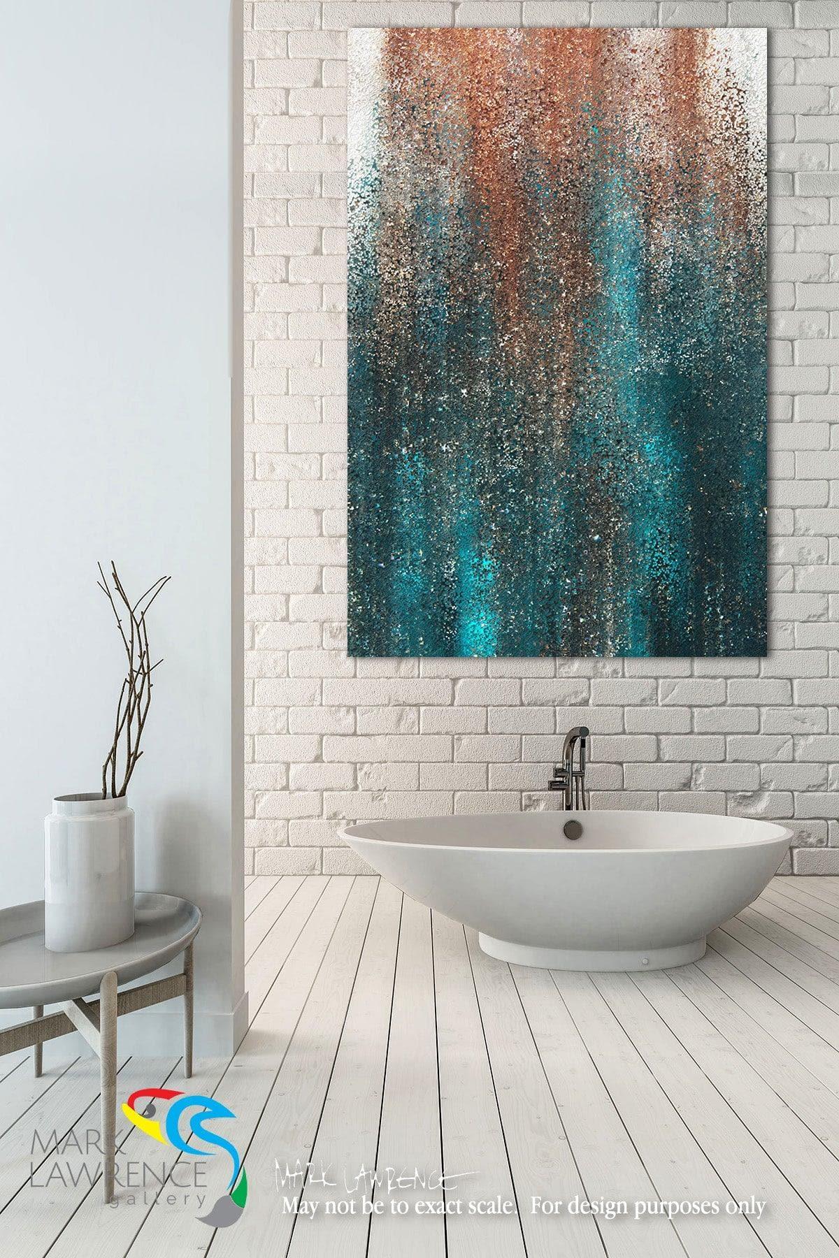 Interior Design Inspiration. Psalm 118:1. Everlasting Mercy. Limited Edition Christian Modern Art. Ultra-hand embellished and textured with rich brush strokes by the artist. Signed and numbered brightly colored Christian abstract art. Find Art That Speaks To You! Oh, give thanks to the Lord, for He is good! For His mercy endures forever.