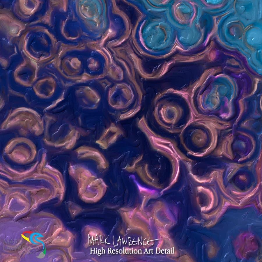 Painting Detail- Psalm 118:24. Let Us Rejoice and Be Glad. Limited Edition Christian Modern Art. Ultra-hand embellished and textured with rich brush strokes by the artist. Signed & numbered brightly colored Christian abstract art. This is the day the Lord has made; We will rejoice and be glad in it.