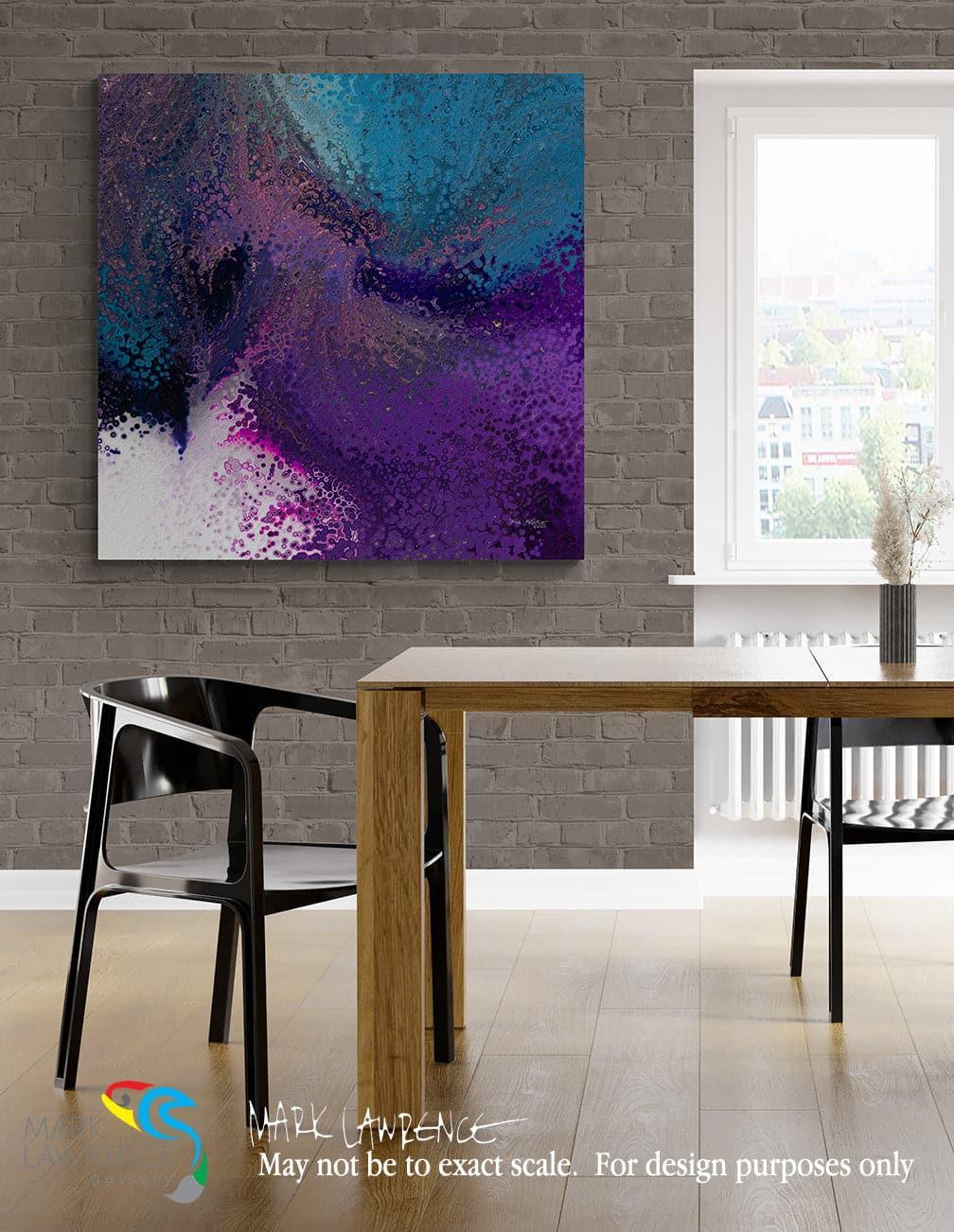 Interior Design Inspiration- Psalm 118:24. Let Us Rejoice and Be Glad. Limited Edition Christian Modern Art. Ultra-hand embellished and textured with rich brush strokes by the artist. Signed & numbered brightly colored Christian abstract art. This is the day the Lord has made; We will rejoice and be glad in it.