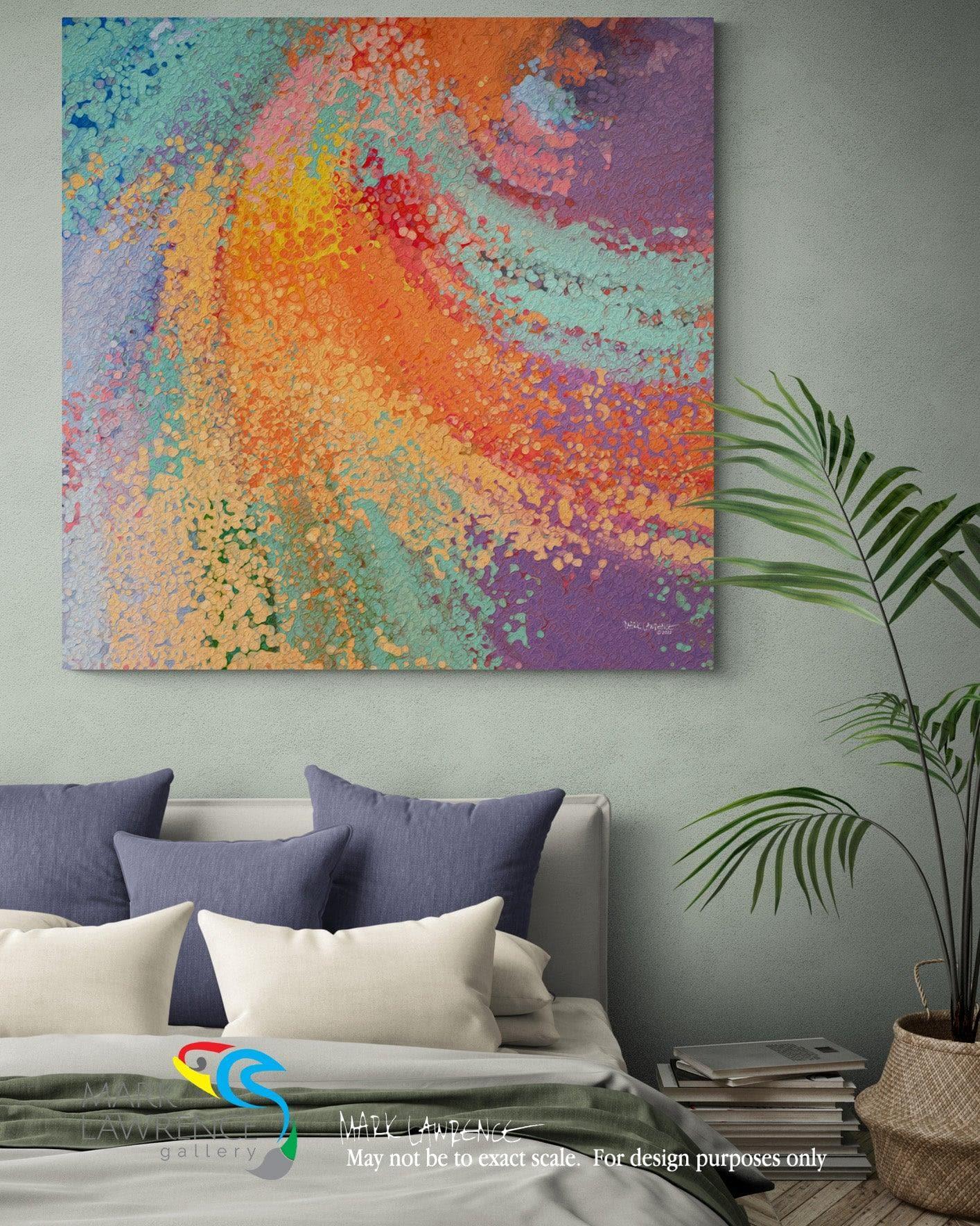 Interior Design Inspiration. Painting Detail. Psalm 139:16. God's Plan For Me. Limited Edition Christian Modern Art. Ultra-hand embellished and textured with rich brush strokes by the artist. Signed & numbered brightly colored Christian abstract art. Your eyes saw my substance, being yet unformed. And in Your book they all were written, The days fashioned for me, When as yet there were none of them.