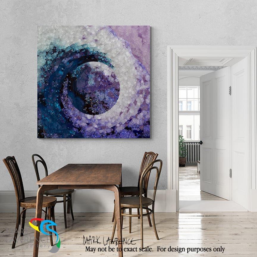 Interior Designer Inspiration- Psalm 24:1. The Earth Is The Lord's. Limited Edition Christian Modern Art. Ultra-hand embellished and textured with rich brush strokes by the artist. Signed & numbered brightly colored Christian abstract art. The earth is the Lord's, and the fulness thereof; the world, and they that dwell therein.