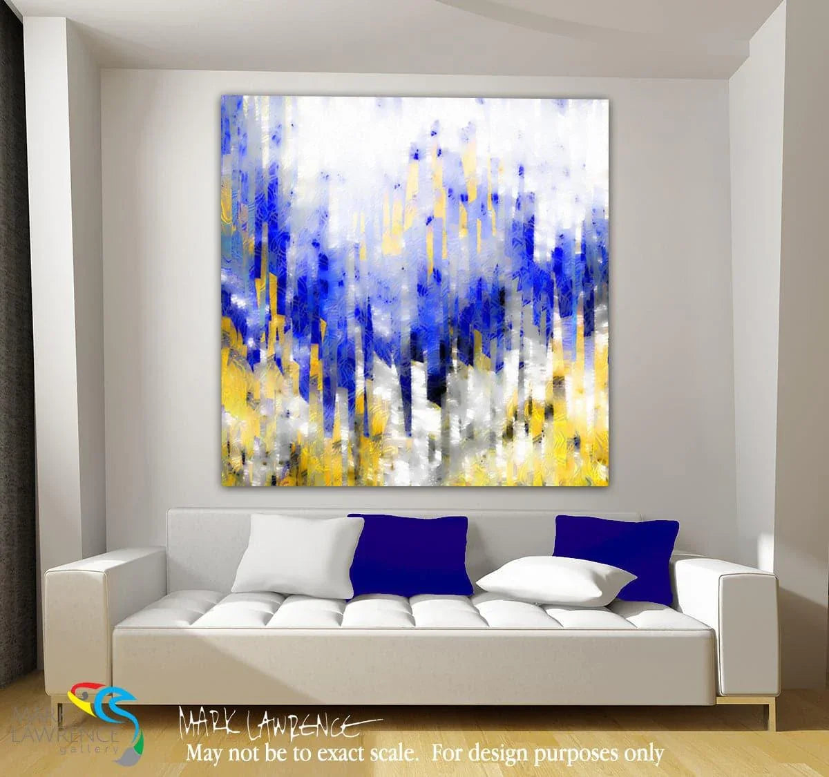 Psalm 34:17. The Lord Hears. Limited Edition Christian Modern Art. Ultra-hand embellished and textured with rich brush strokes by the artist. Signed & numbered brightly colored Christian abstract art. The righteous cry out, and the Lord hears, and delivers them out of all their troubles. Psalm 34:17