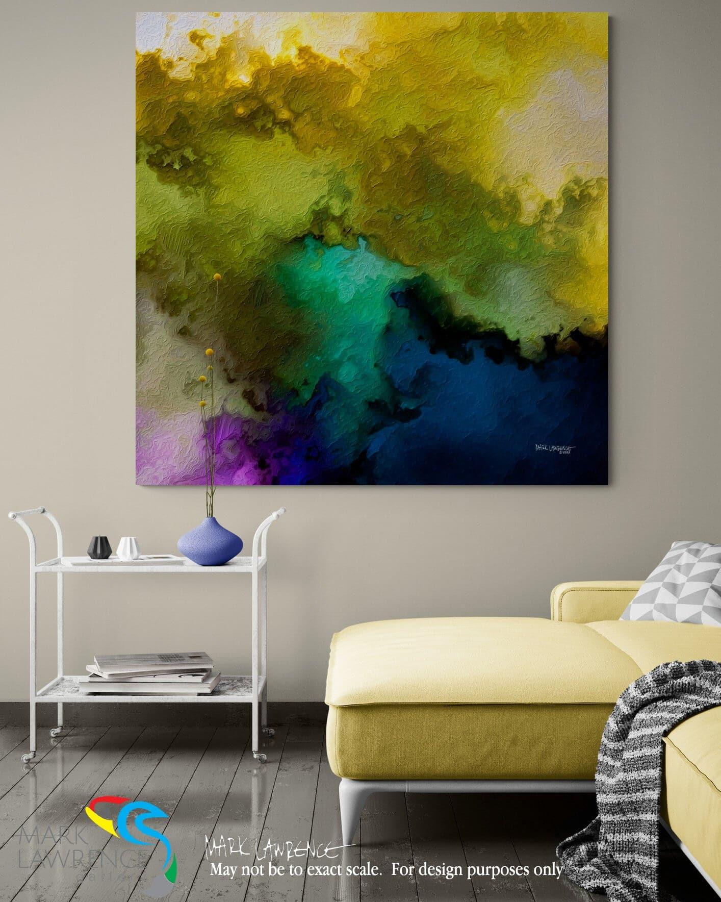 Interior Design Inspiration- Psalm 34:19. The Dark Moments In Our Life. Limited Edition Christian Modern Art. Ultra-hand embellished and textured with rich brush strokes by the artist. Signed & numbered brightly colored Christian abstract art. Many are the afflictions of the righteous, But the Lord delivers him out of them all.