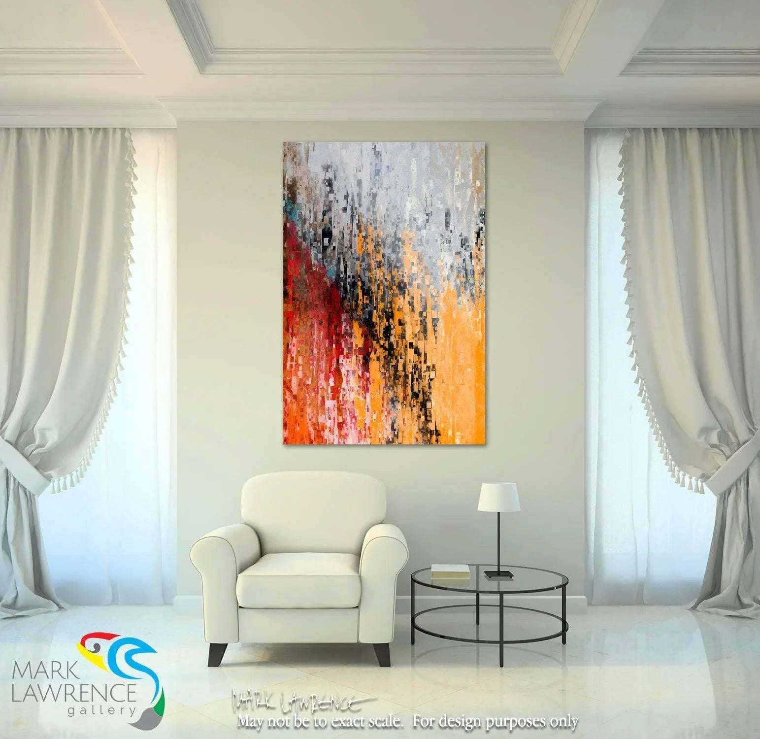 Interior Design Inspiration. Psalm 37:7. Rest In The Lord. Limited Edition Christian Modern Art. Ultra-hand embellished and textured with rich brush strokes by the artist. Signed and numbered. Rest in the Lord, and wait patiently for Him; Do not fret because of him who prospers in his way, because of the man who brings wicked schemes to pass.
