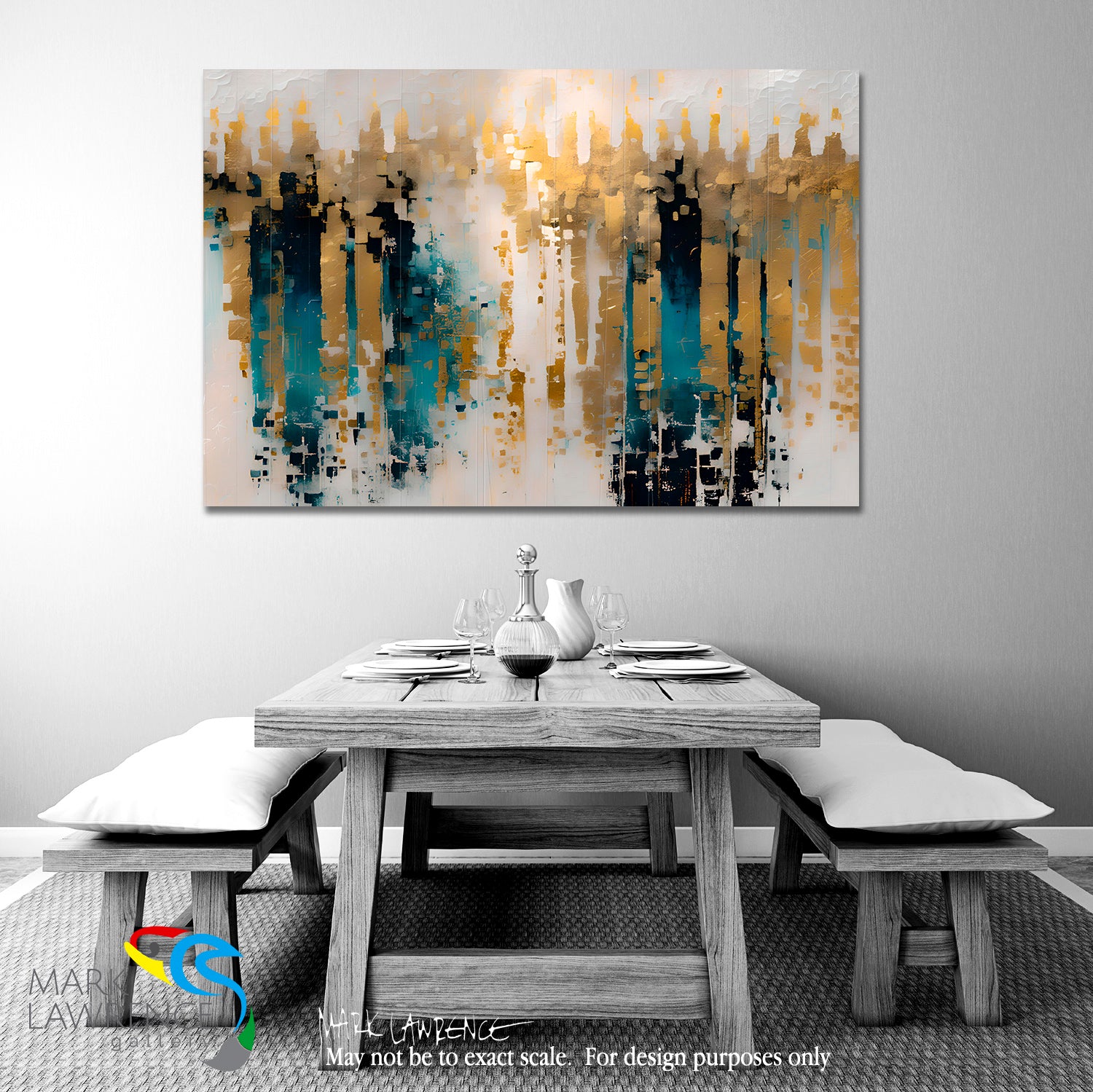 Interior Design Inspiration- 1 Thessalonians 5:15. Guarded by Grace. Limited Edition Christian Modern Art. Hand embellished & textured giclee paintings with bold brush strokes by the artist. Signed & numbered. Museum quality on canvas wall art prints. Look at this beautiful reminder that God's grace surrounds you, guiding your every step. 