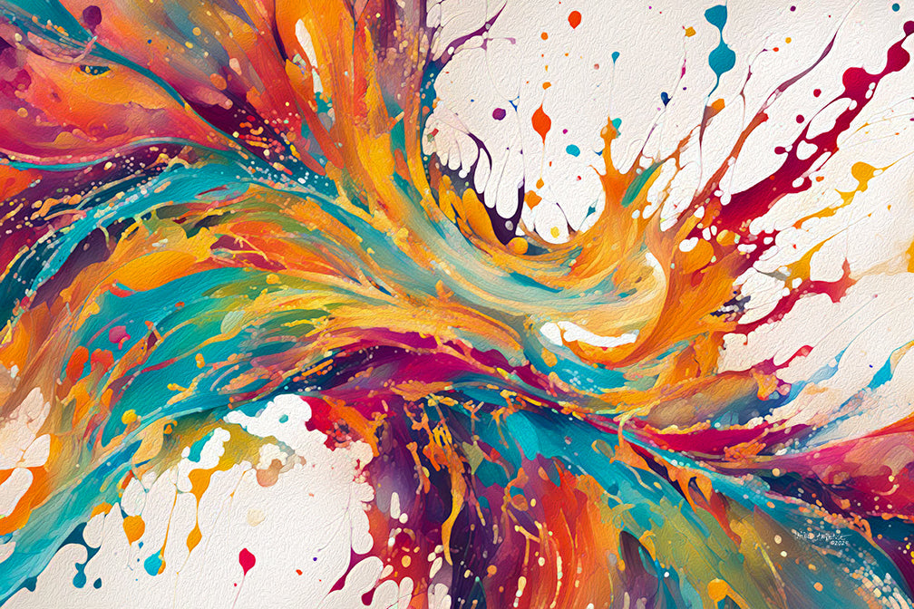 Ephesians 4:22-24 Transformed in Truth — Open Edition modern abstract Christian canvas wall art by Mark Lawrence