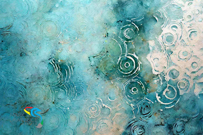 Isaiah 258. Lifting the Veil of Sorrow. Mark Lawrence Christian Modern Art