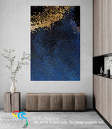Interior Design Inspiration- Jesus Christ, Great High Priest. Hebrews 4:14. Limited Edition Christian Modern Art. Ultra-hand embellished and textured. Signed and numbered brightly colored Christian abstract art. Seeing then that we have a great High Priest who has passed through the heavens, Jesus the Son of God, let us hold fast our confession