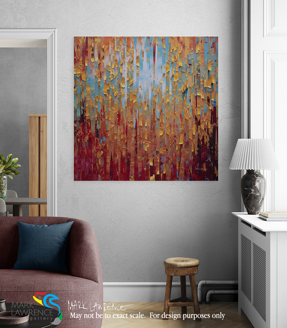 Interior Design Inspiration- Malachi 3:10. Floodgates of Heaven. Limited Edition Christian Modern Art. You can’t out-give God. Go ahead, try it. Give Him your best and watch what happens. Hand embellished & textured giclee paintings with bold brush strokes by the artist.