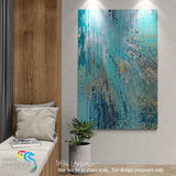 Interior Design Inspiration- Matthew 4:4. Live By The Word of God. Limited Edition Christian Modern Art. Ultra-hand embellished and textured with rich brush strokes by the artist. Find Christian Art That Speaks To You! But He answered and said, It is written, Man shall not live by bread alone, but by every word that proceeds from the mouth of God.