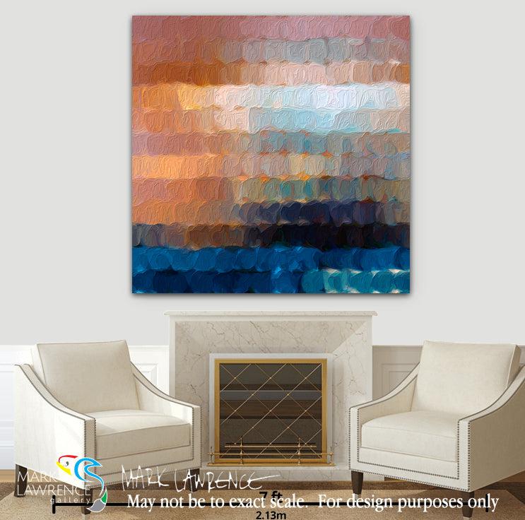Interior Design Inspiration- Psalm 113:3. Sunrise to Sunset Praise. Limited Edition Christian Modern Art. Ultra-hand embellished and textured with rich brush strokes by the artist. Signed & numbered brightly colored Christian abstract art. Find Art That Speaks To You! From the rising of the sun to its going down the Lord’s name is to be praised.