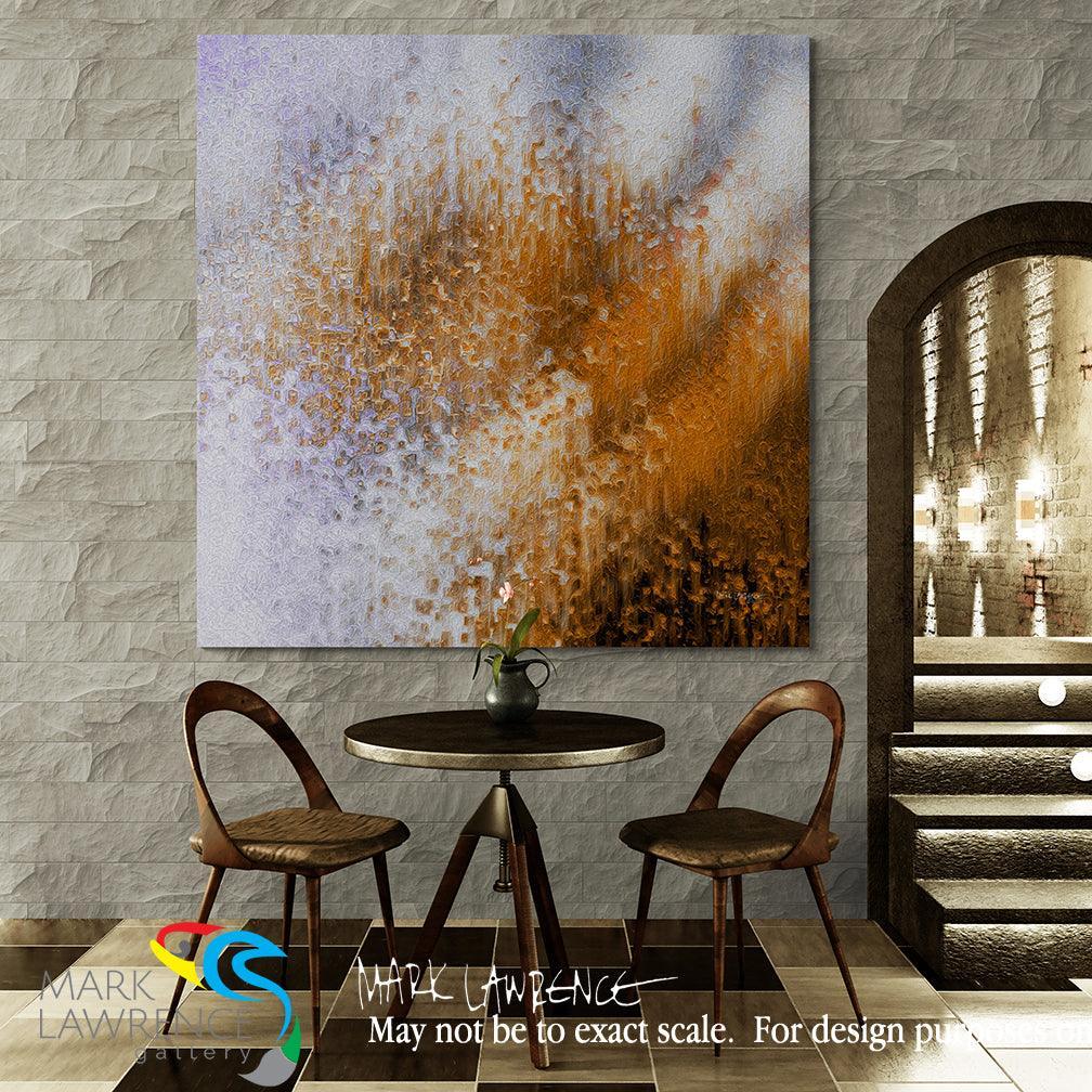 Christian Art Psalm 55:22. Cast Your Burden | Abstract Canvas Art ...