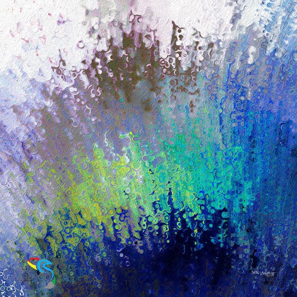 Psalm 62:5. Waiting For Jesus. Limited Edition Christian Modern Art. Ultra-hand embellished and textured with rich brush strokes by the artist. Signed & numbered brightly colored Christian abstract art. Find Art That Speaks To You! For God alone, O my soul, wait in silence, for my hope is from him. Psalm 62:5