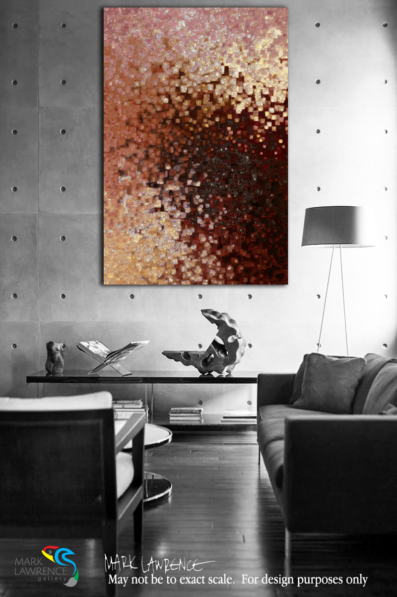 Interior Designer Inspiration- Romans 8:18. From Suffering to Glory. Limited Edition Christian Modern Art. Hand embellished & textured giclee paintings with bold brush strokes. Signed & numbered. Canvas wall art print. For I consider that the sufferings of this present time are not worthy to be compared with the glory which shall be revealed in us.