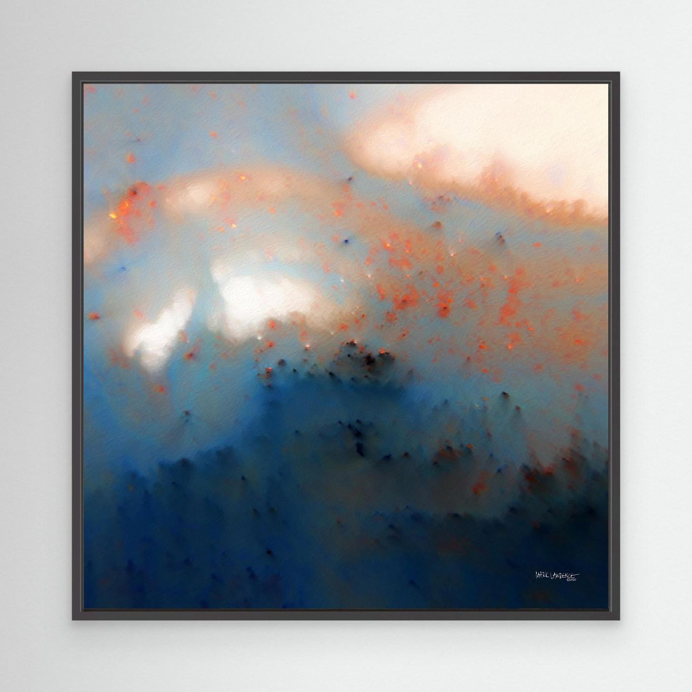 Jeremiah 29:11 "Never Lose Hope" Open Edition giclée canvas, framed and ready to hang — Christian modern art by Mark Lawrence