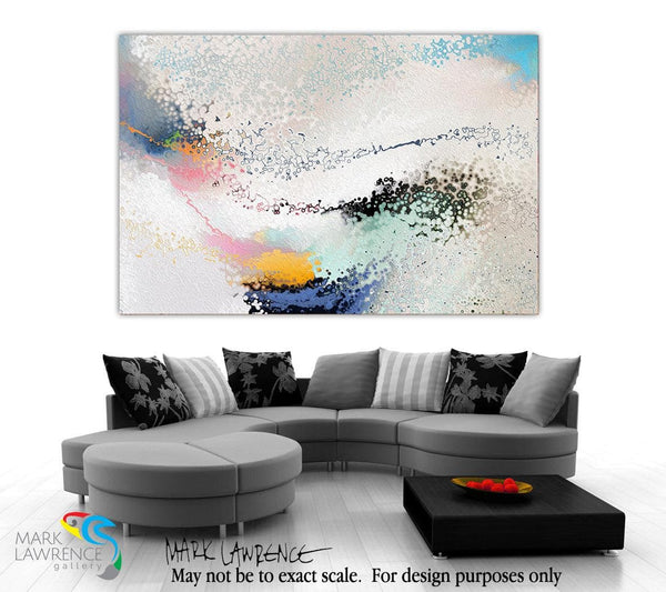 Interior Design Inspiration.  1 Corinthians 2:12. Spiritual Understanding. Limited Edition Christian Modern Art. Ultra-hand embellished and textured. Signed & numbered brightly colored Christian abstract art. What we have received is not the spirit of the world, but the Spirit who is from God, so that we may understand what God has freely given us.