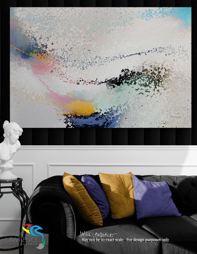 Interior Design Inspiration.  1 Corinthians 2:12. Spiritual Understanding. Limited Edition Christian Modern Art. Ultra-hand embellished and textured. Signed & numbered brightly colored Christian abstract art. What we have received is not the spirit of the world, but the Spirit who is from God, so that we may understand what God has freely given us.