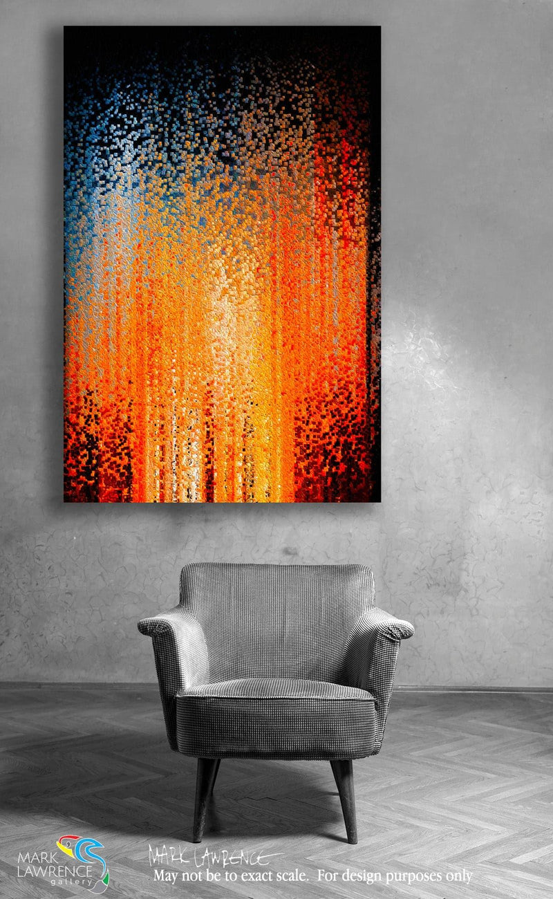 Ephesians 6:10. Power Of His Might. Limited Edition Christian Modern Art. Ultra-hand embellished and textured with rich brush strokes by the artist. Signed and numbered brightly colored Christian abstract art. Finally, my brethren, be strong in the Lord and in the power of His might. Ephesians 6:10