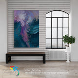 Interior Design Inspiration- Jeremiah 17:7. Confidence in Christ. Limited Edition Christian Modern Art. Ultra-hand embellished and textured with rich brush strokes by the artist. Signed and numbered brightly colored Christian abstract art. Find Art That Speaks To You! Blessed is the man who trusts in the Lord, And whose hope is the Lord.