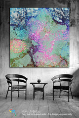 Interior Design Inspiration- John 10:27. Following The Good Shepherd. Limited Edition Christian Modern Art. Ultra-hand embellished and textured with rich brush strokes by the artist. Signed & numbered brightly colored Christian abstract art. Find Art That Speaks To You! My sheep hear my voice, and I know them, and they follow me. John 10:27