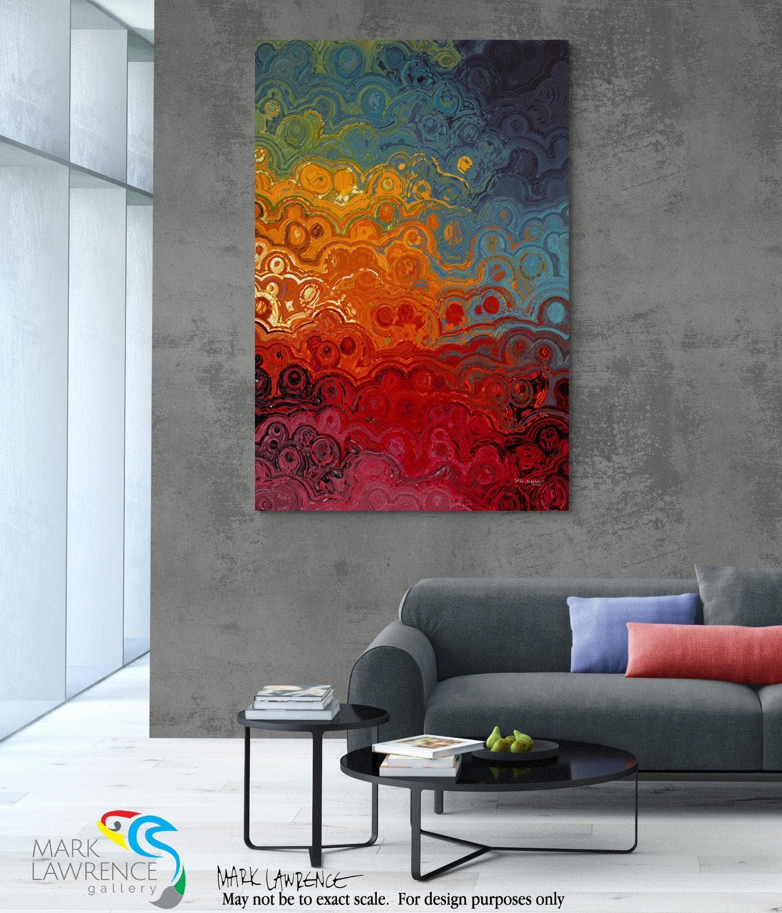 Interior Design Inspiration. Matthew 28:19. Go! Limited Edition Christian Modern Art. Hand embellished and textured with rich brush strokes by the artist. Signed and numbered brightly colored Christian abstract art. Go therefore and make disciples of all the nations, baptizing them in the name of the Father and of the Son and of the Holy Spirit.
