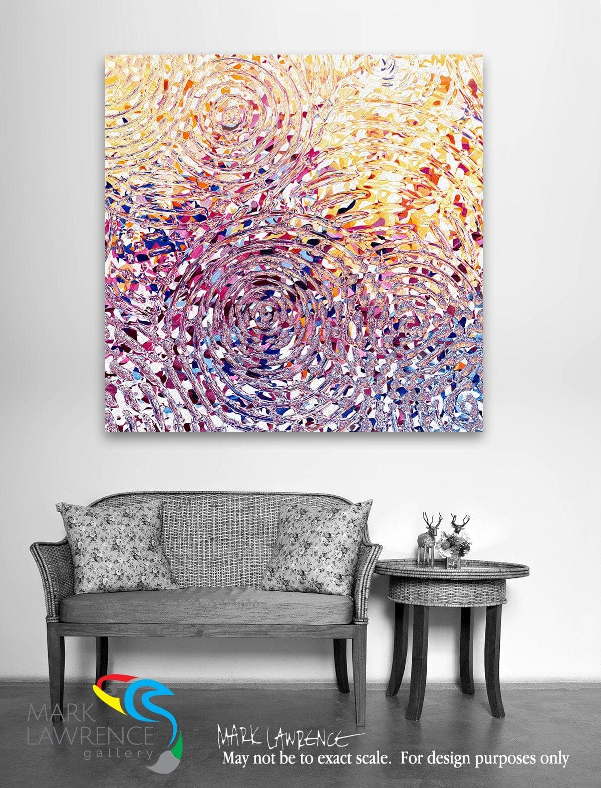 Christian Art Psalm 126:5. From Tears To Joy | Abstract Canvas Art ...