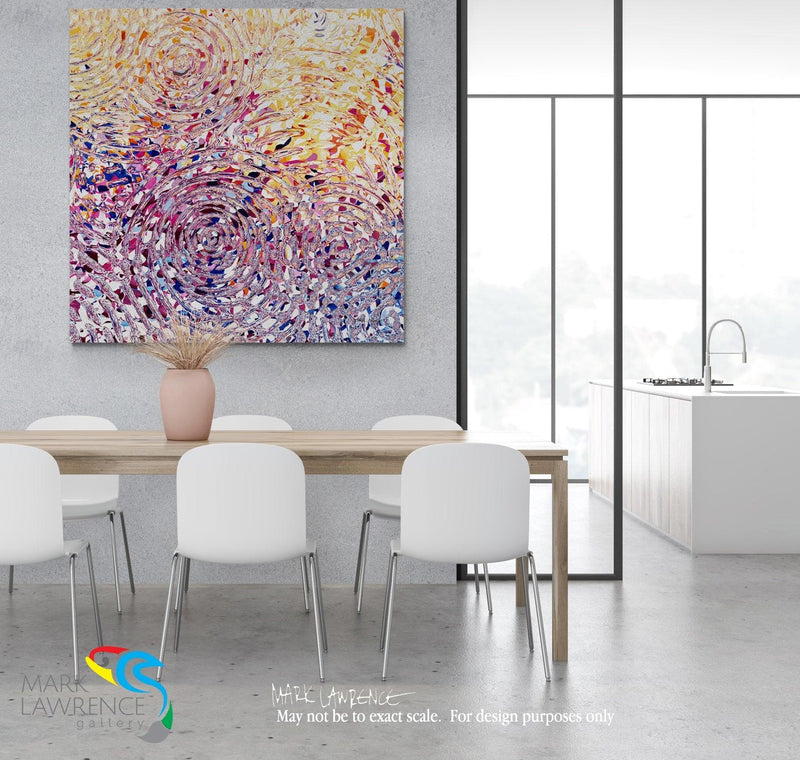 Interior Design Inspiration. Psalm 126:5. From Tears To Joy. Limited Edition Christian Modern Art. Ultra-hand embellished and textured with rich brush strokes by the artist. Signed & numbered brightly colored Christian abstract art. Find Art That Speaks To You! Those who sow in tears Shall reap in joy. Psalm 126:5