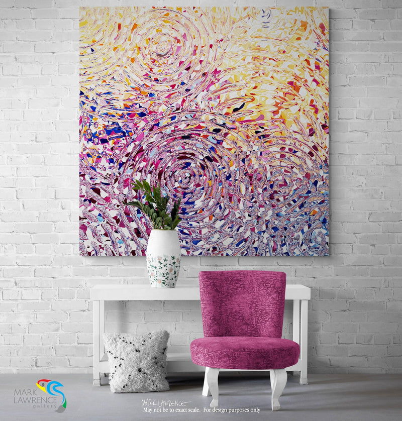 Interior Design Inspiration. Psalm 126:5. From Tears To Joy. Limited Edition Christian Modern Art. Ultra-hand embellished and textured with rich brush strokes by the artist. Signed & numbered brightly colored Christian abstract art. Find Art That Speaks To You! Those who sow in tears Shall reap in joy. Psalm 126:5