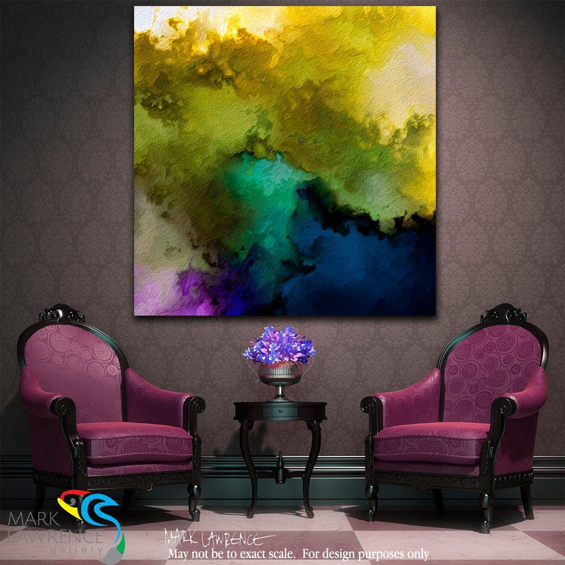 Interior Design Inspiration- Psalm 34:19. The Dark Moments In Our Life. Limited Edition Christian Modern Art. Ultra-hand embellished and textured with rich brush strokes by the artist. Signed & numbered brightly colored Christian abstract art. Many are the afflictions of the righteous, But the Lord delivers him out of them all.